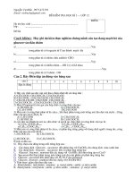 Tài liệu de kiem tra hoc ki lop 12 doc