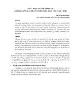 Tài liệu KỸ NĂNG CẦN HUẤN LUYỆN CHO GIÁO VIÊN DẠY NGHỀ pdf