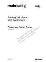 Tài liệu Building XML-Based Web Applications - Course Number: 1905A doc