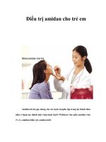 Tài liệu Điều trị amidan cho trẻ em doc