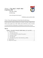 Tài liệu Giáo trinh nhập môn hóa lượng tử P4 pdf