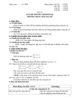 Bài giảng toan 8 chuan