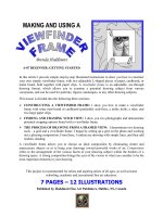 Tài liệu Making and Using a Viewfinder Frame - Lập và Sử dụng một khung ngắm ppt