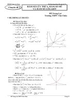 Tài liệu Chuyên đề 3: PT Mũ và logarit (Ôn thi TN THPT năm 2011)
