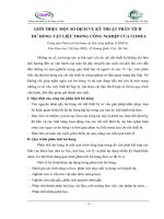 Tài liệu Giới thiệu một số dịch vụ kỹ thuật phân tích ppt