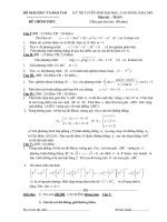 Tài liệu Đề thi ĐH môn Toán khối A 2002 docx