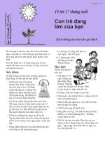 Tài liệu Con trẻ đang lớn của bạn pdf