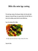 Tài liệu Biến tấu món lạp xưởng doc