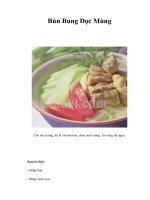 Tài liệu Bún Bung Dọc Mùng ppt
