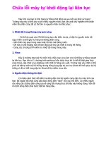 Tài liệu chua loi may tinh khoi dộng lai lien tuc