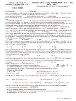 Gián án De thi thu lan 1 Quynh luu 1 ngay 23-01-2011- Ly