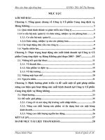 Thực trạng hoạt động sản xuất kinh doanh tại công ty cổ phần cung ứng dịch vụ hàng không giai đoạn 2003   2007 