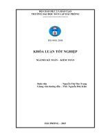 Hoàn thiện tổ chức kế toán chi phí sản xuất và tính giá thành sản phẩm tại công ty TNHH một thành viên xi măng VICEM hải phòng 