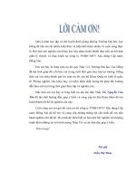 Đề tài nghiên cứu dự án xây dựng sản xuất kinhdoanh nước tinh khiết tại công ty TNHH MTV xây dựng cấp nước đồngnai 