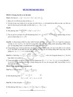 Tài liệu 4 Bộ đề thi thử đại học ( New hot) pptx