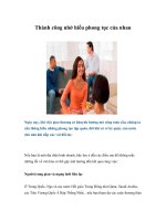 Tài liệu Thành công nhờ hiểu phong tục của nhau docx