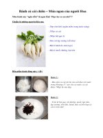 Tài liệu Bánh củ cải chiên – Món ngon của người Hoa pptx