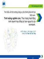 Tìm hiểu về thị trường công cụ tài chính phái sinh tại việt nam 