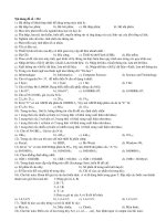 Bài giảng trắc nghiệm tin 10