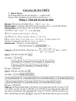 Bai tap Casio ve Da thuc 