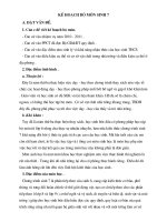 Bài soạn Kế hoạch Sinh học 7