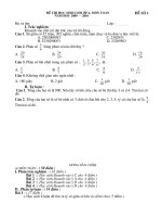 Bài soạn đề thi tiểu học chọn hsg