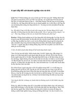 Tài liệu 4 cạm bẫy đối với doanh nghiệp vừa và nhỏ doc