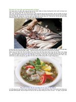 Gió lạnh về, nhớ cồn cào hương canh cá khoai 