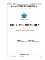 Một số biện pháp nhằm nâng cao hiệu quả quản trị nhân sự tại xí nghiếp xếp dỡ hoàng diệu cảng hải phòng 