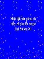 Bài giảng nước nhà bị chia cắt