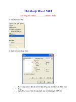 Tài liệu Tạo dòng dấu chấm (……………) nhanh - Tabs pptx