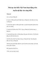 Tài liệu Thủ tục tàu biển Việt Nam hoạt động trên tuyến nội địa vào cảng biển docx