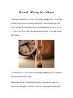 Tài liệu Quản trị chiến lược theo thời gian docx