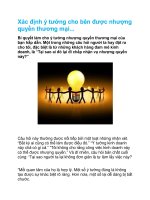 Tài liệu Xác định ý tưởng cho bên được nhượng quyền thương mại... doc