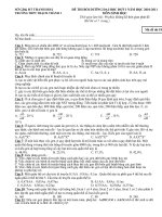 Gián án thi thu dai hoc lan 1(co d.an)