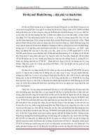 Đô thị mới bình dương – đột phá và thách thức 