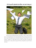 Tài liệu 10 bí quyết giành lại niềm vui nơi công sở pdf