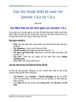 Tài liệu Thủ Thuật Thiết Kế Web Với Joomla 1.0x và 1.5x part 33 ppt