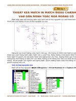 Thiết kế mạch in mạch điều chỉnh và ổn định tốc độ động cơ 