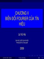 Tài liệu Chương 5 - Biến đổi fourier của tín hiệu ppt