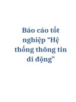 Tài liệu Báo cáo tốt nghiệp “Hệ thống thông tin di động” pdf