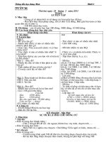 Bài soạn Giáo án các môn lớp 3 tuần 26 (có KNS)