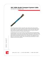 Tài liệu DS1 VDSL-Grade Transport System Cable 26 AWG STC, Shielded, Riser pdf