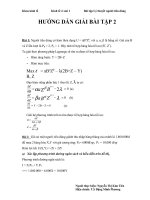 Hướng dẫn giải bài tập 