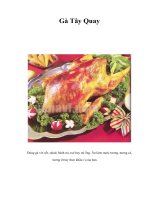 Tài liệu Gà Tây Quay doc
