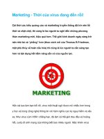 Tài liệu Marketing - Thời của virus đang đến rồi! docx