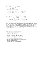 Tài liệu Physics exercises_solution: Chapter 26 ppt