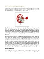Tài liệu Event marketing: đúng lúc, đúng cách pdf
