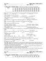 Tài liệu Đề thi môn hóa học lớp 10 - Đề số 8 docx