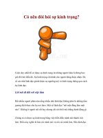 Tài liệu Có nên đòi hỏi sự kính trọng? pptx